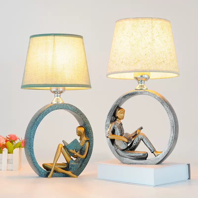 Resin Art Learning - Nordic Art Bedroom Bedside Table Lamp