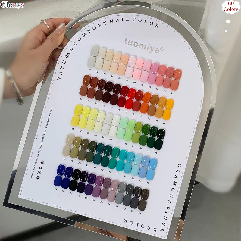 Glenys 60 color nail polish ge - Resin Art Learning ulasan dan harga