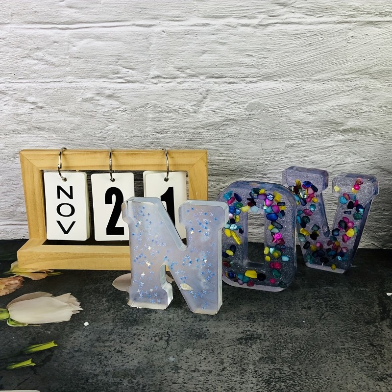 Large Silicone Molds for Casti - Resin Art Alphabet ulasan dan harga