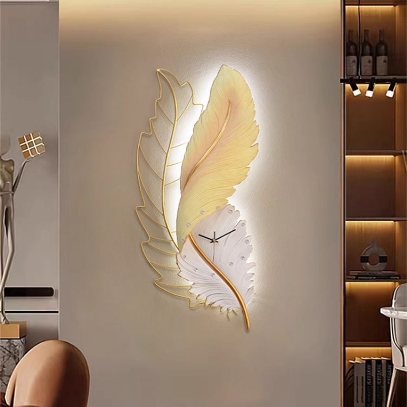 Light Unique Wall Clock Minima - Resin Art Wall Clock ulasan dan harga