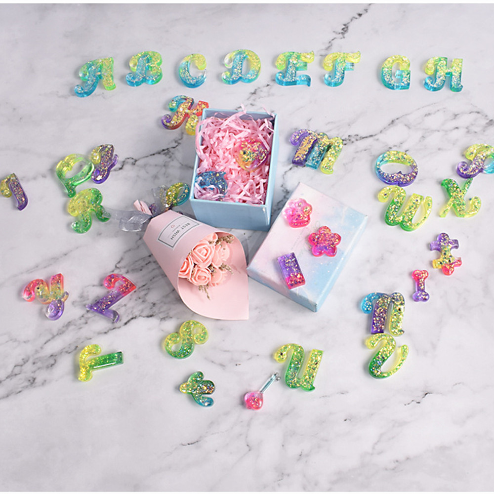 Alphabet Epoxy Resin Silicone  - Resin Art Kit For Beginners ulasan dan harga