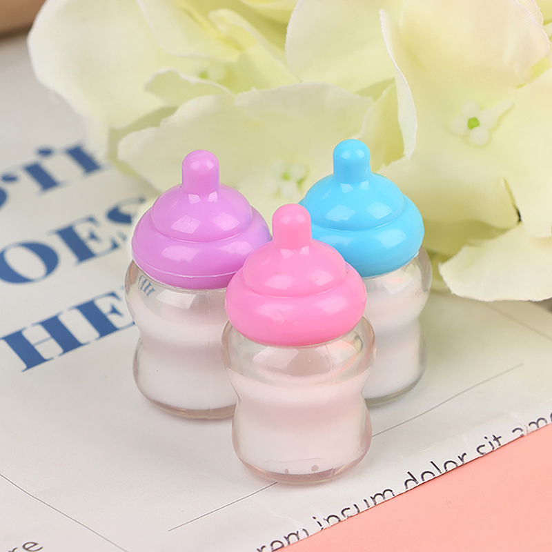 3PCS Dollhouse Baby Bottle Acc - Resin Art Bottle ulasan dan harga