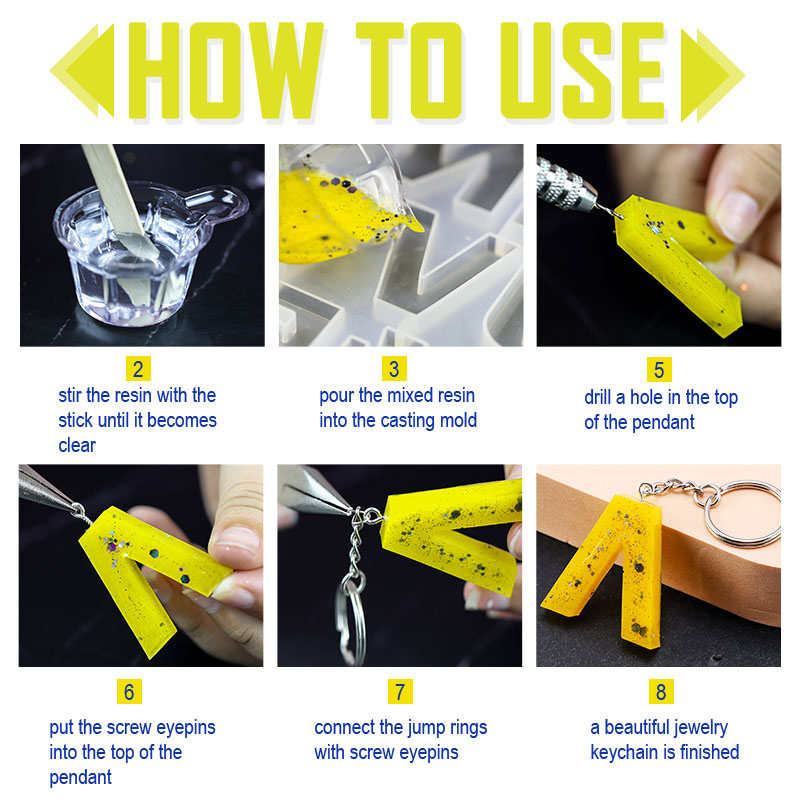 Alphabet Epoxy Resin Mold Kit  - Resin Art Alphabet ulasan dan harga