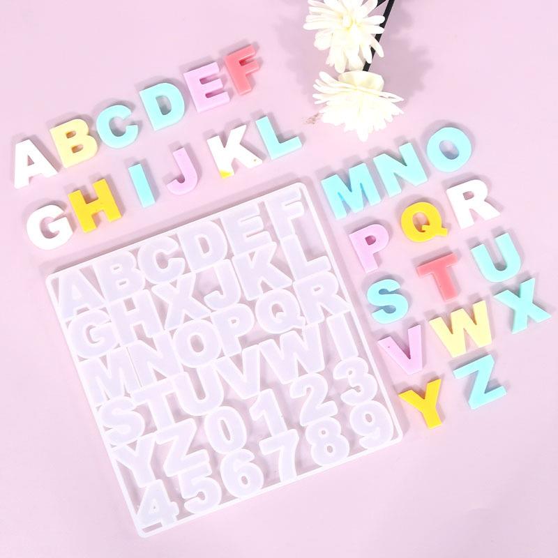 Alphabet Epoxy Resin Silicone  - Resin Art Alphabet ulasan dan harga