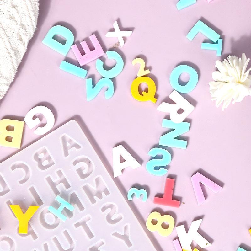 Alphabet Epoxy Resin Silicone  - Resin Art Alphabet ulasan dan harga