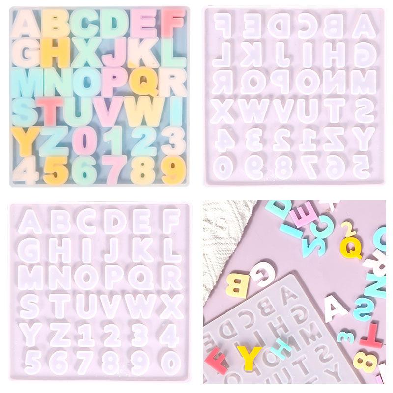 Alphabet Epoxy Resin Silicone  - Resin Art Alphabet ulasan dan harga