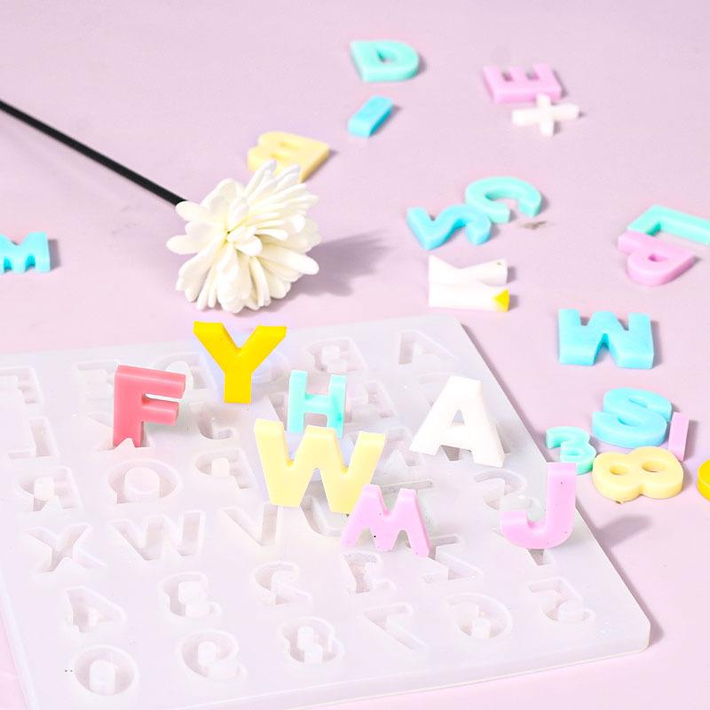 Alphabet Epoxy Resin Silicone  - Resin Art Alphabet ulasan dan harga