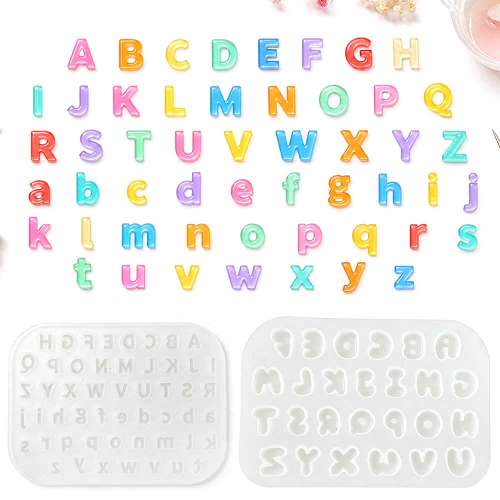 S0321 Mini Size Silicone Mold  - Resin Art Alphabet ulasan dan harga