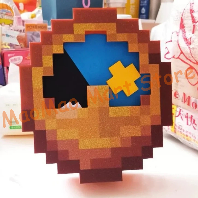 Chic Retro Pixel Art Style Sun - Resin Art Wall Clock ulasan dan harga