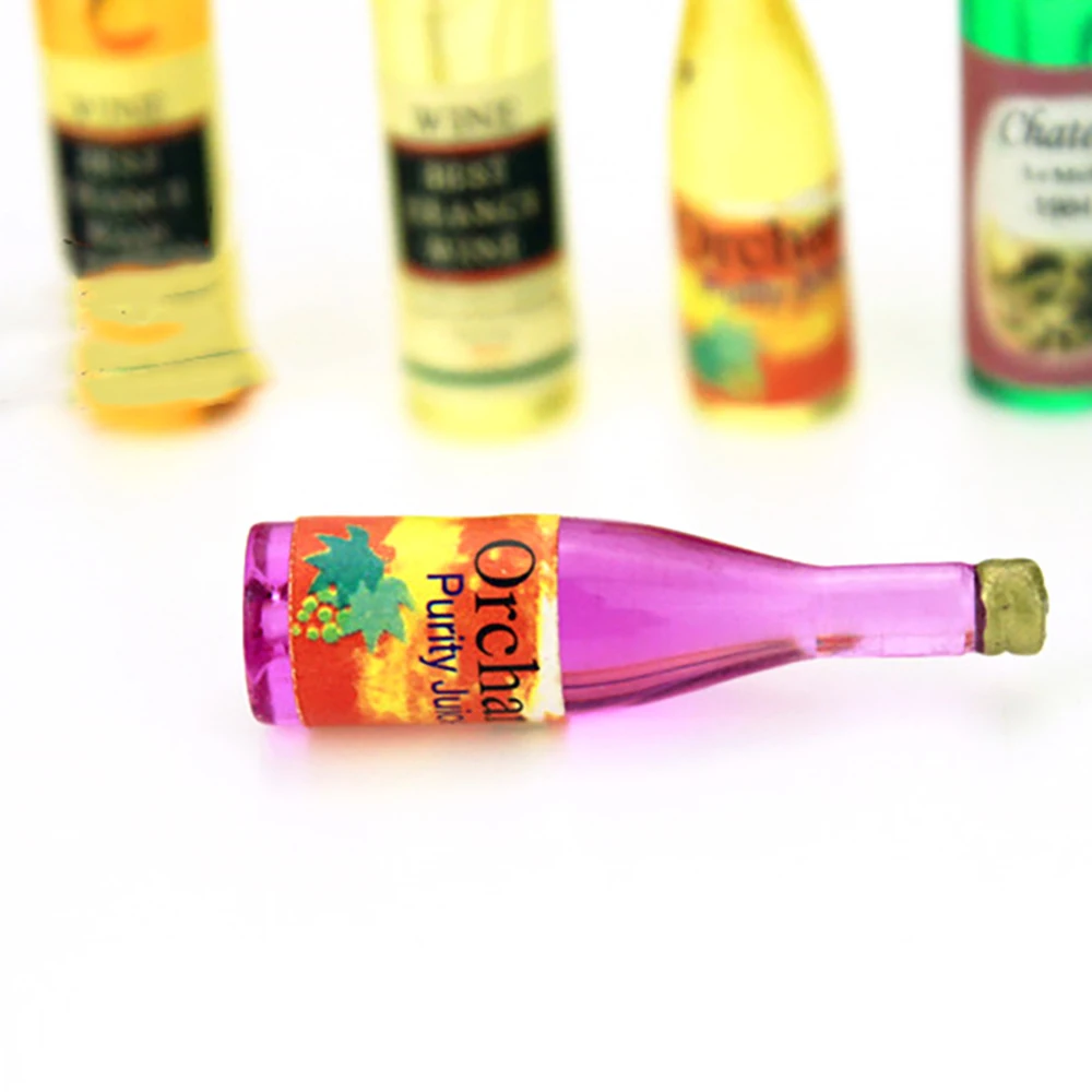 6Pcs 1/12 Dollhouse Miniature  - Resin Art Bottle ulasan dan harga