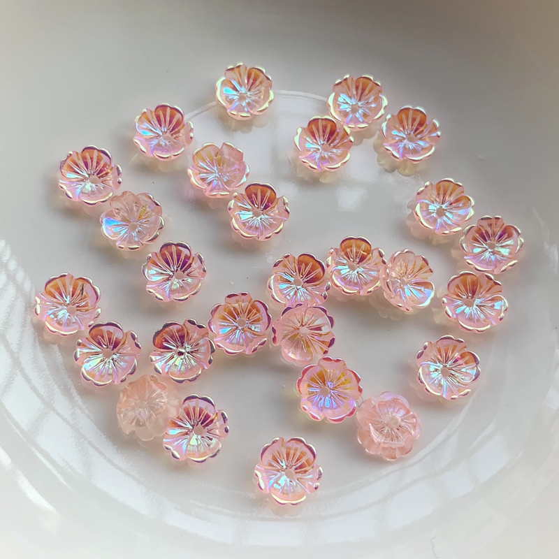 Flowers 8mm Earrings jewelry a - Resin Art Earrings Design ulasan dan harga