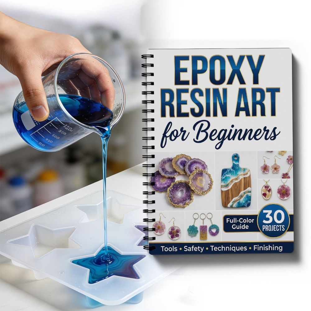 Step-by-Step Epoxy Resin Art H - Resin Art Guide Free ulasan dan harga