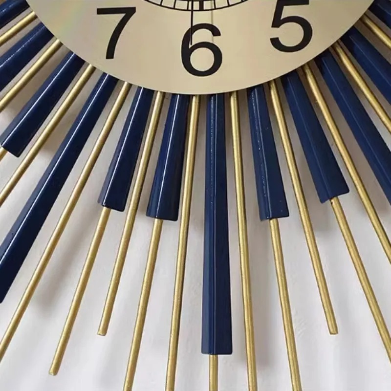 Modern Luxury Wall Clock Livin - Resin Art Wall Clock ulasan dan harga