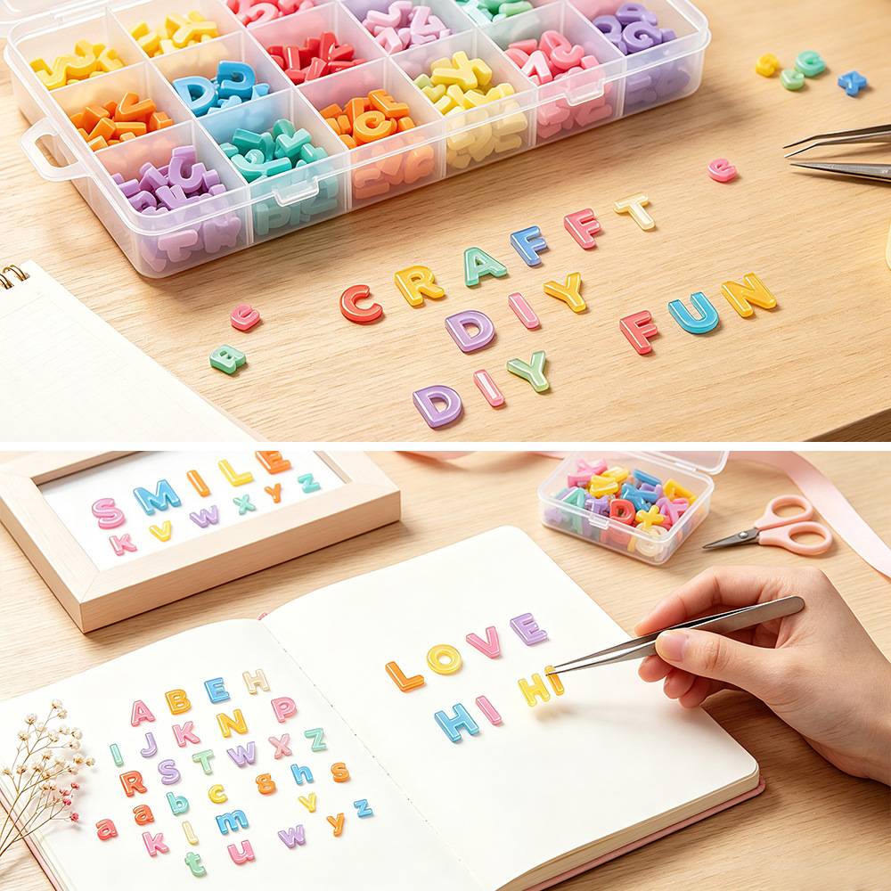 New 26 Mini Alphabet Silicone  - Resin Art Alphabet ulasan dan harga