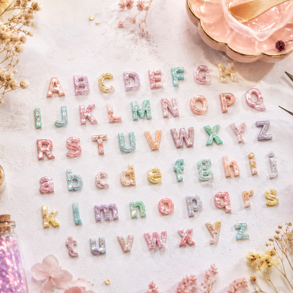 New 26 Mini Alphabet Silicone  - Resin Art Alphabet ulasan dan harga