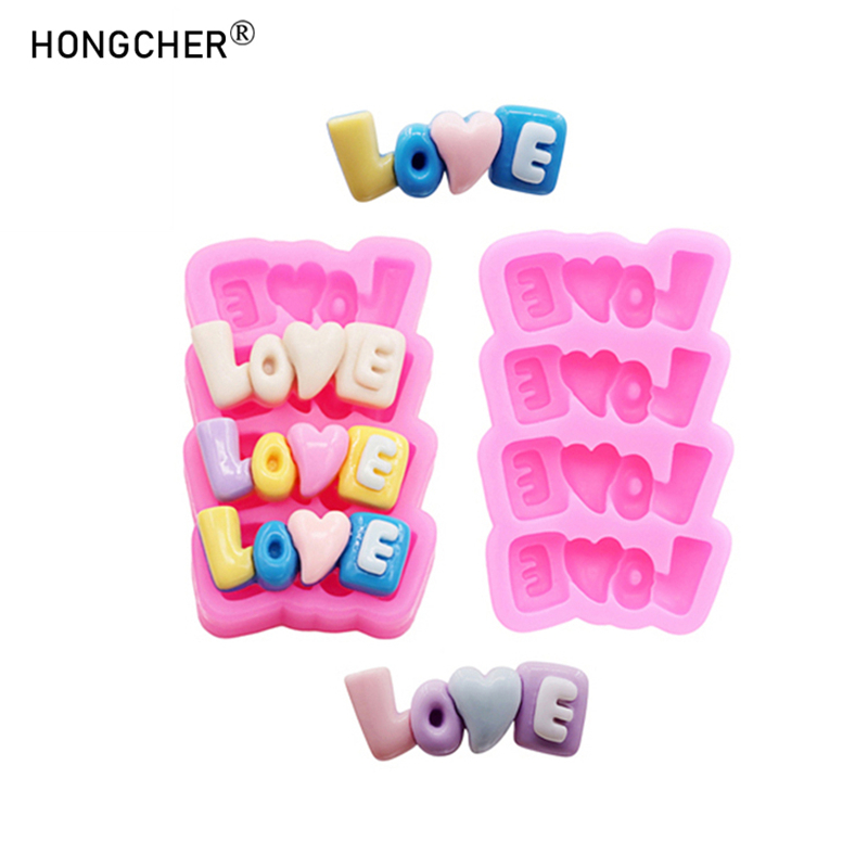 LOVE Letters Silicone Mold DIY - Resin Art Alphabet ulasan dan harga