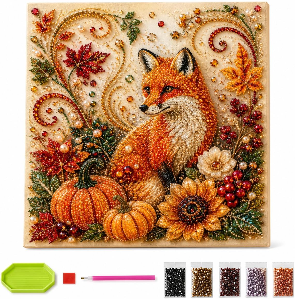 Autumn Diamond Pearl Painting  - Resin Art Kit For Beginners ulasan dan harga