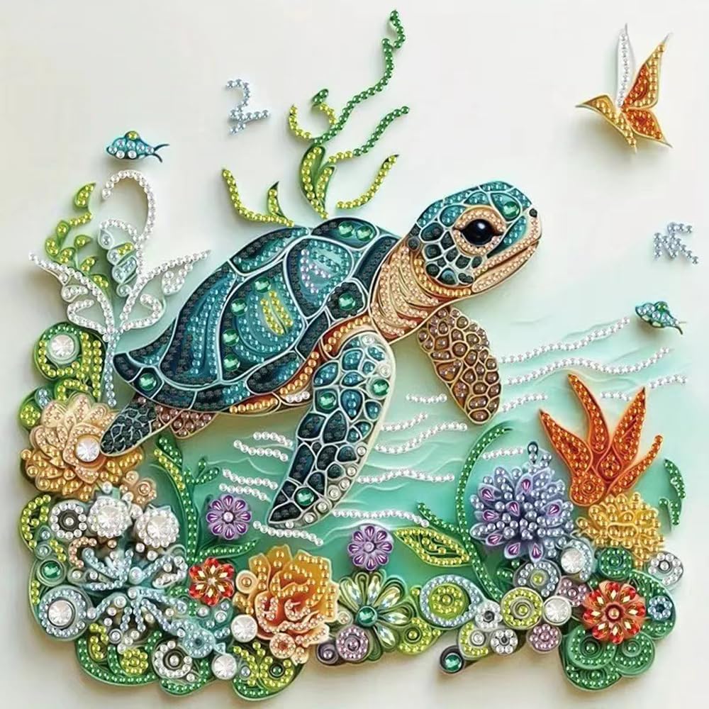 Sea Turtle Animal Diamond Pain - Resin Art Kit For Beginners ulasan dan harga