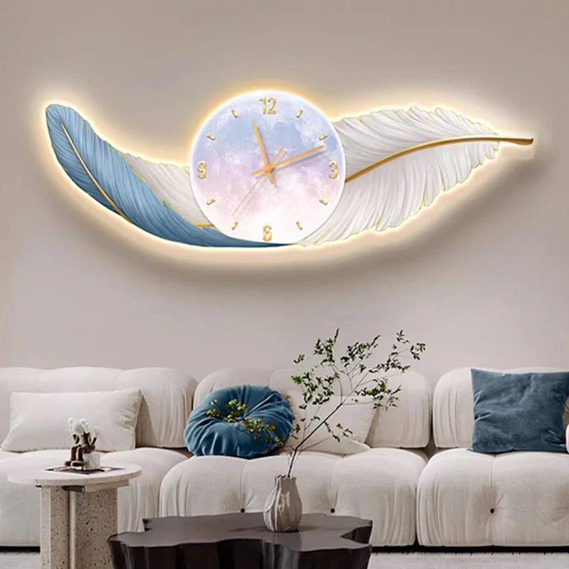 Nordic Minimalist Wall Clocks  - Resin Art Wall Clock ulasan dan harga