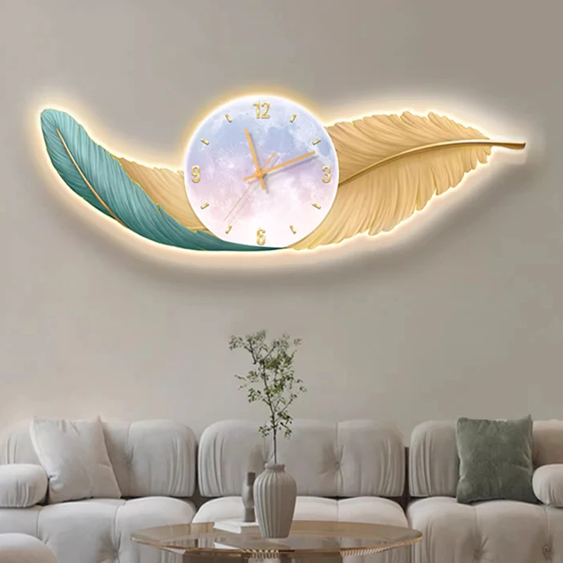 Nordic Minimalist Wall Clocks  - Resin Art Wall Clock ulasan dan harga