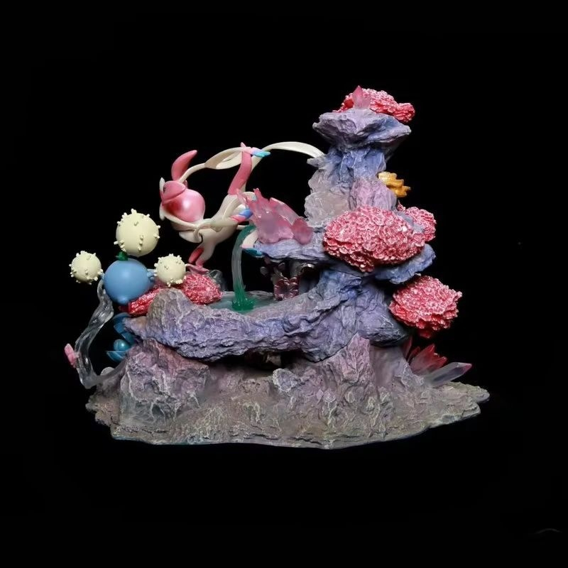 Gk Figure Sylveon Shroomish Cl - Resin Art Toys ulasan dan harga