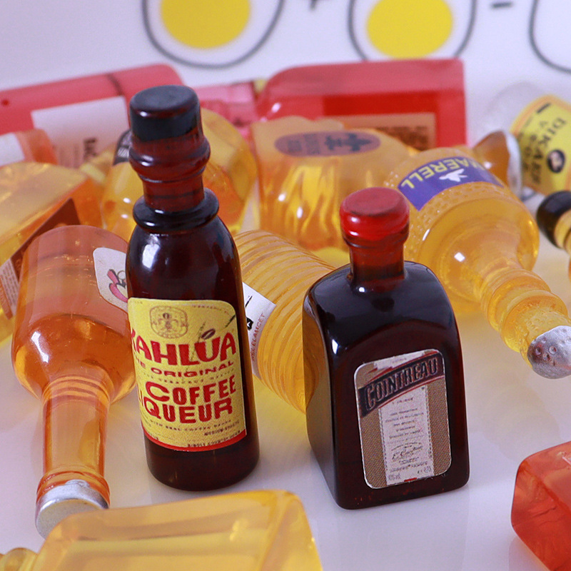 10pcs Miniature Dollhouse Bott - Resin Art Bottle ulasan dan harga