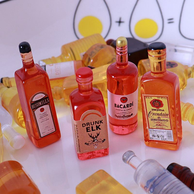 10pcs Miniature Dollhouse Bott - Resin Art Bottle ulasan dan harga