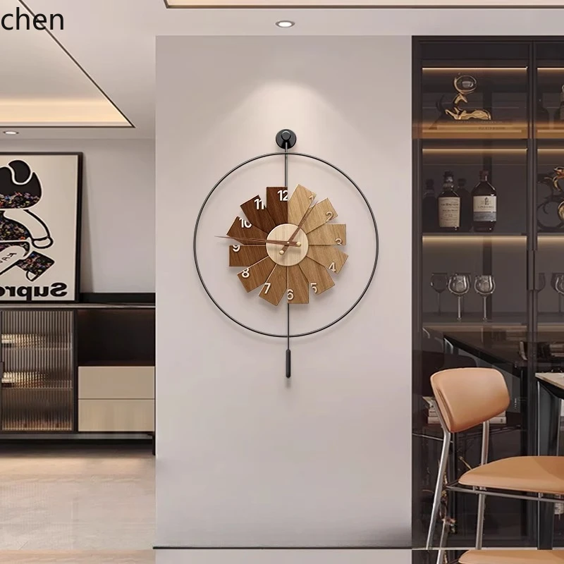 L15- Modern Minimalist Clock R - Resin Art Wall Clock ulasan dan harga