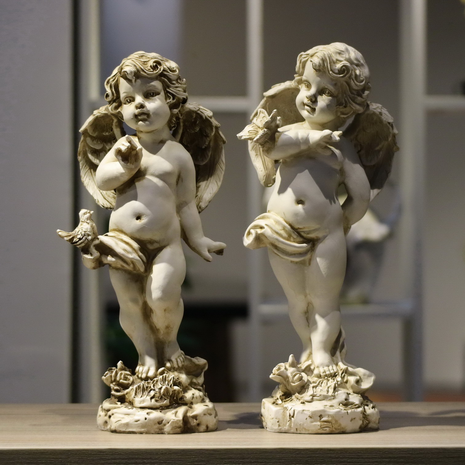 Retro Resin Angel Figurine 29c - Resin Art For Wedding Gift ulasan dan harga