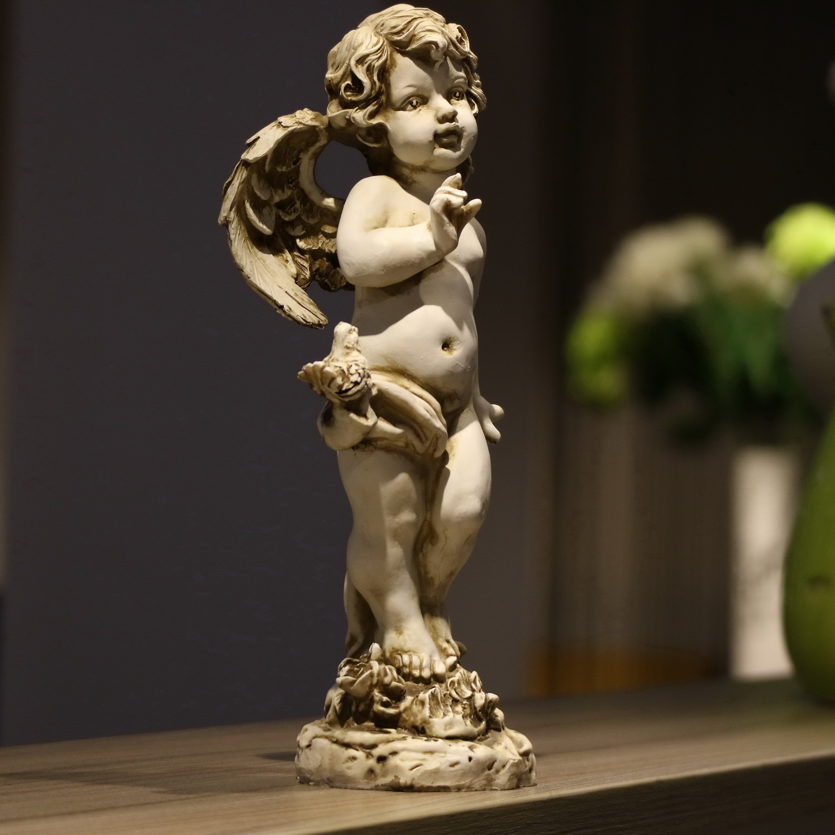 Retro Resin Angel Figurine 29c - Resin Art For Wedding Gift ulasan dan harga