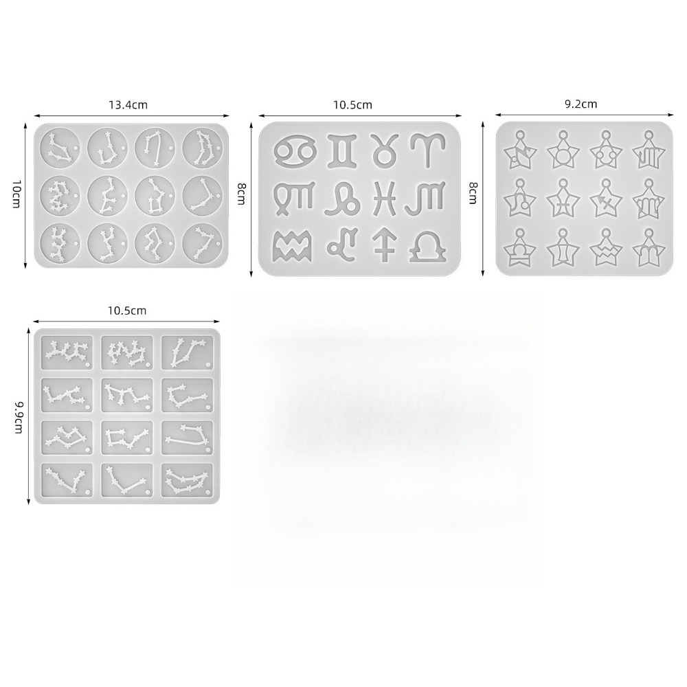 4styles Simple Multipurpose 12 - Resin Art Alphabet ulasan dan harga