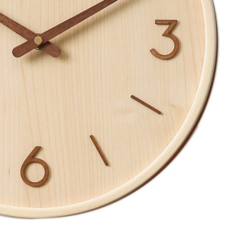 Modern Wooden Silent Art Wall  - Resin Art Wall Clock ulasan dan harga