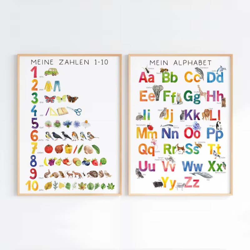 2026 Number ABC Children Poste - Resin Art Learning ulasan dan harga