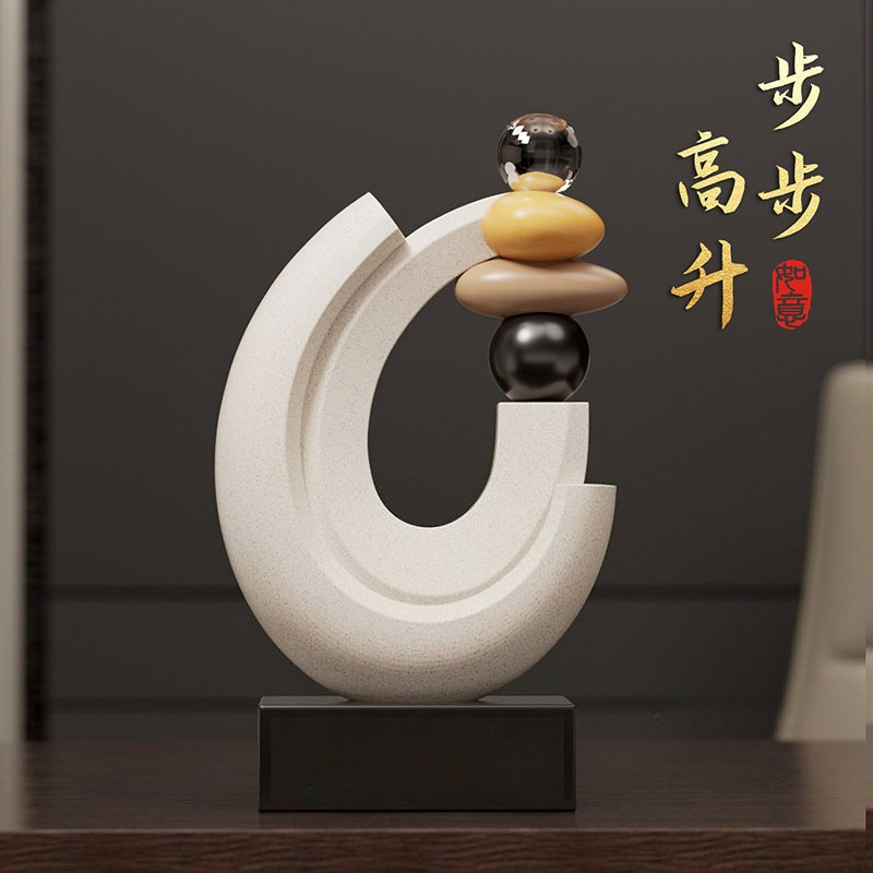Home Decor Lucky Stone Statue  - Resin Art For Wedding Gift ulasan dan harga
