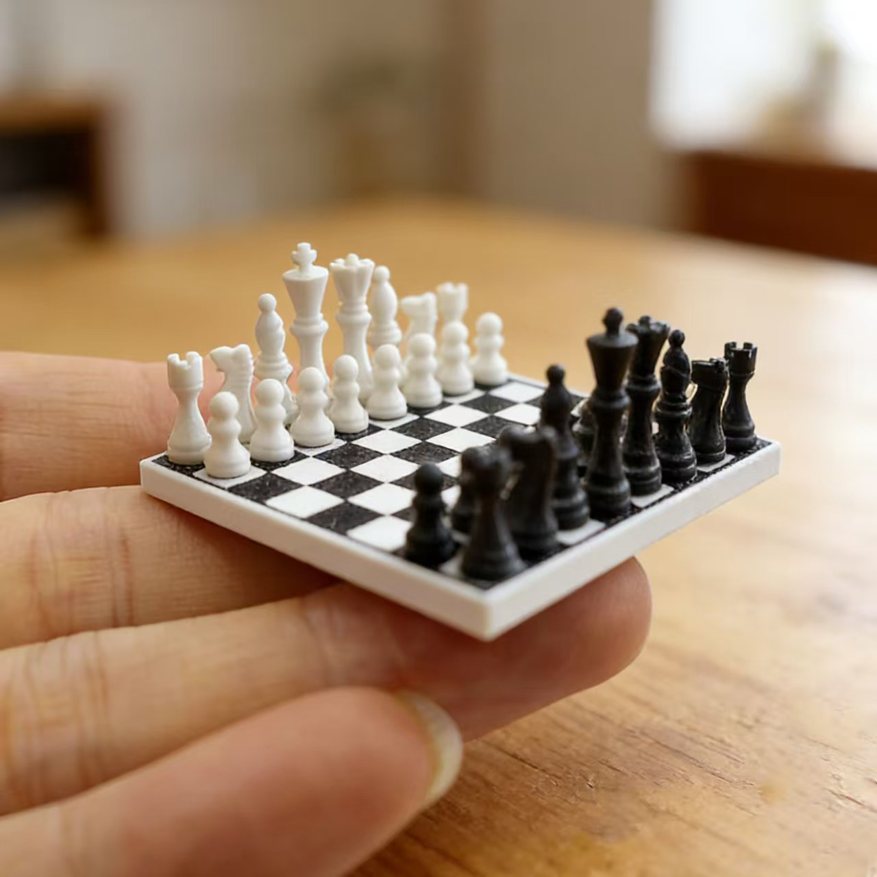 1set/Miniature black and white - Resin Art Toys ulasan dan harga
