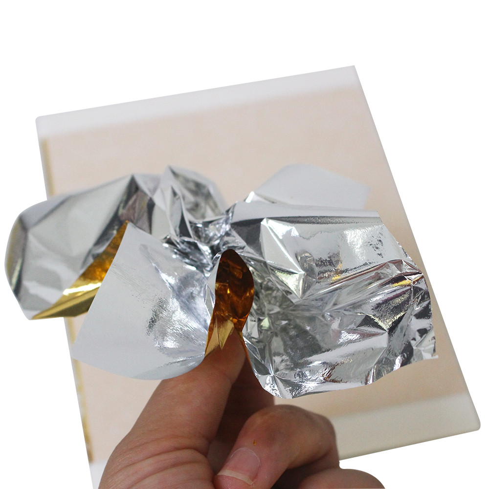 100pcs Imitation Gold Leaf Foi - Resin Art For Wedding Gift ulasan dan harga