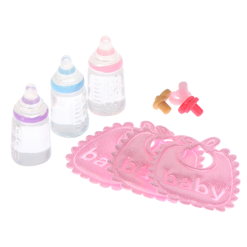 3PCS 1:12 Dolls House Miniatur - Resin Art Bottle ulasan dan harga