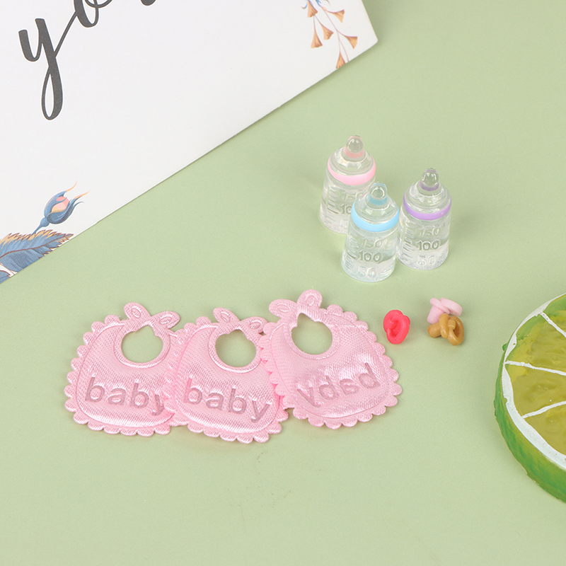 3PCS 1:12 Dolls House Miniatur - Resin Art Bottle ulasan dan harga