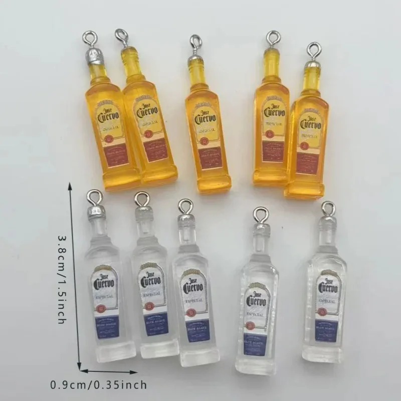 10Pcs/Lot Simulation Beer Bott - Resin Art Bottle ulasan dan harga