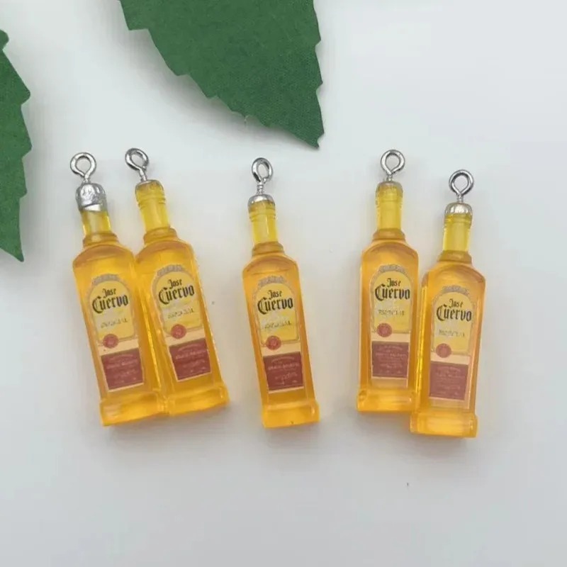 10Pcs/Lot Simulation Beer Bott - Resin Art Bottle ulasan dan harga