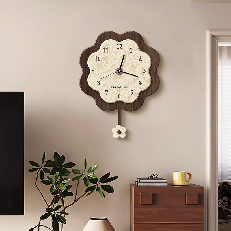 Chinese-style Creative Art Wal - Resin Art Wall Clock ulasan dan harga