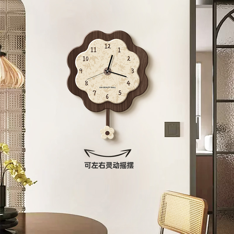 Chinese-style Creative Art Wal - Resin Art Wall Clock ulasan dan harga
