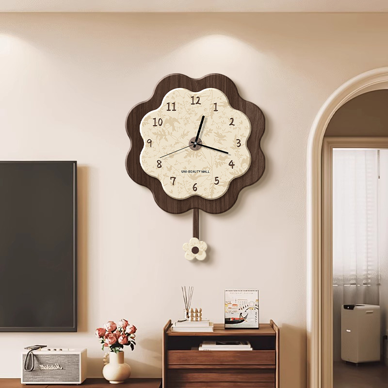 Chinese-style Creative Art Wal - Resin Art Wall Clock ulasan dan harga