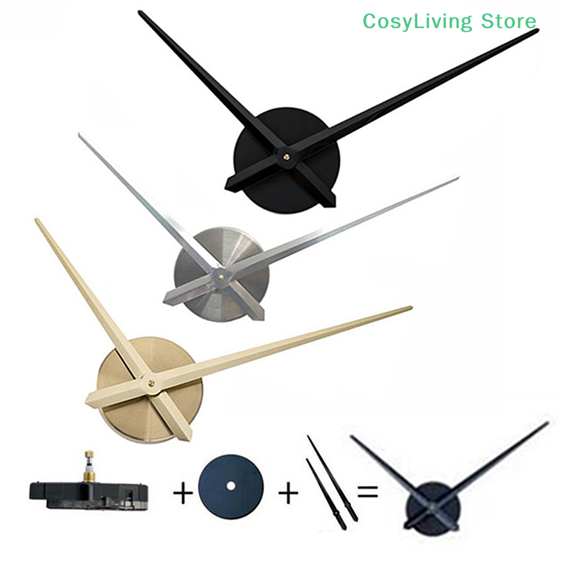 1Set 3D Wall Clock Simple DIY  - Resin Art Wall Clock ulasan dan harga