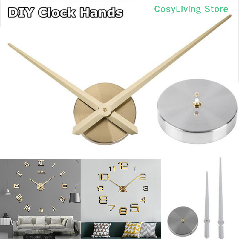 1Set 3D Wall Clock Simple DIY  - Resin Art Wall Clock ulasan dan harga