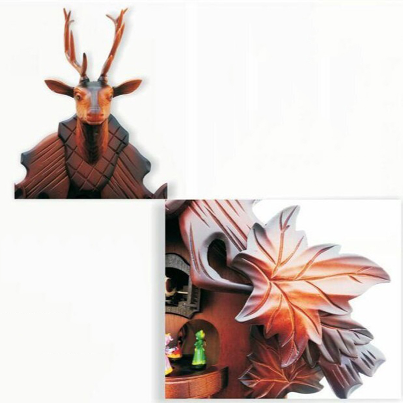 Cuckoo Wall Clock Solid Wood C - Resin Art Wall Clock ulasan dan harga