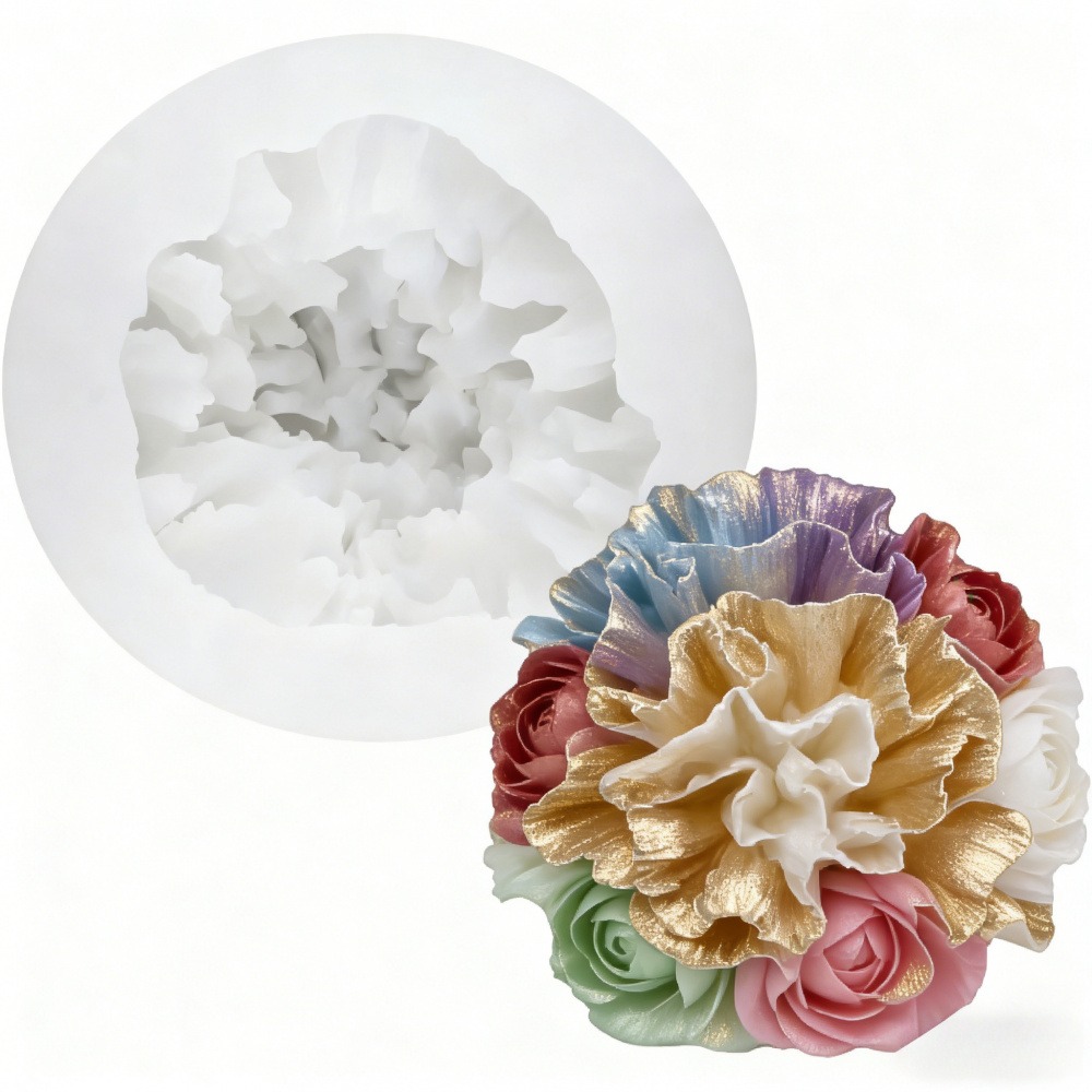 3-Piece Silicone Molds for Ros - Resin Art For Wedding Gift ulasan dan harga