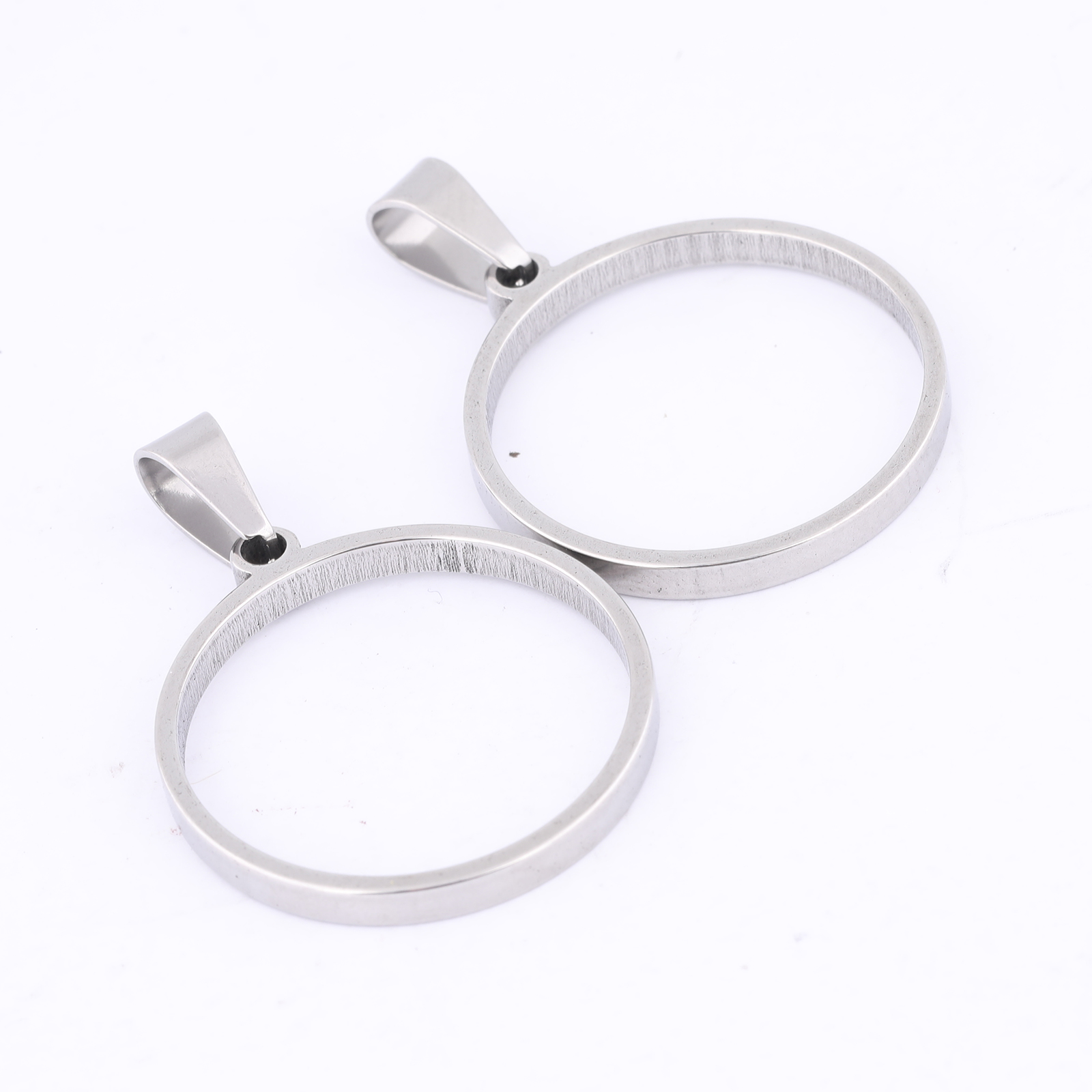 10pcs 25mm Round Open Bezel Ch - Resin Art Handmade ulasan dan harga
