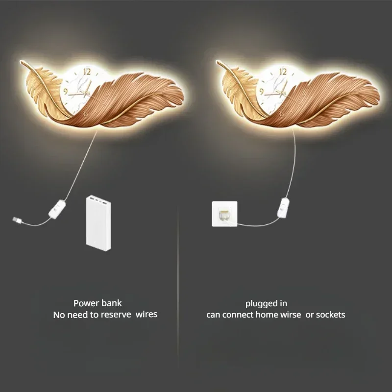 Art Clocks LED Wall Clock Ligh - Resin Art Wall Clock ulasan dan harga