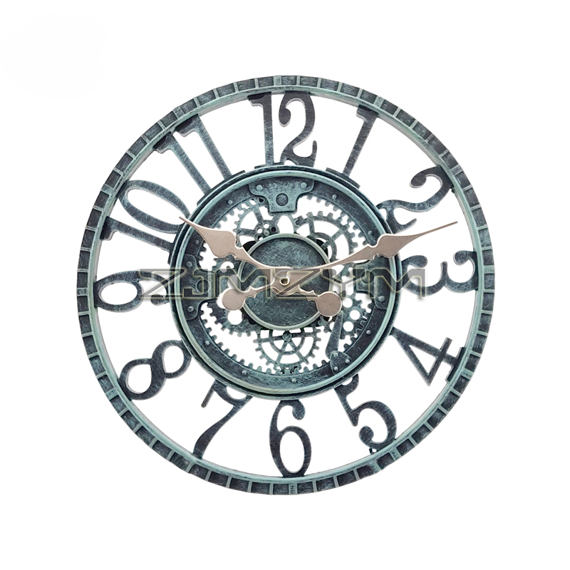12 Inch Indoor/Outdoor Retro W - Resin Art Wall Clock ulasan dan harga